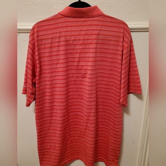 Pebble Beach Shirt Men XL Golf Polo Red Striped Active Collared Logo Course - Picture 5 of 11